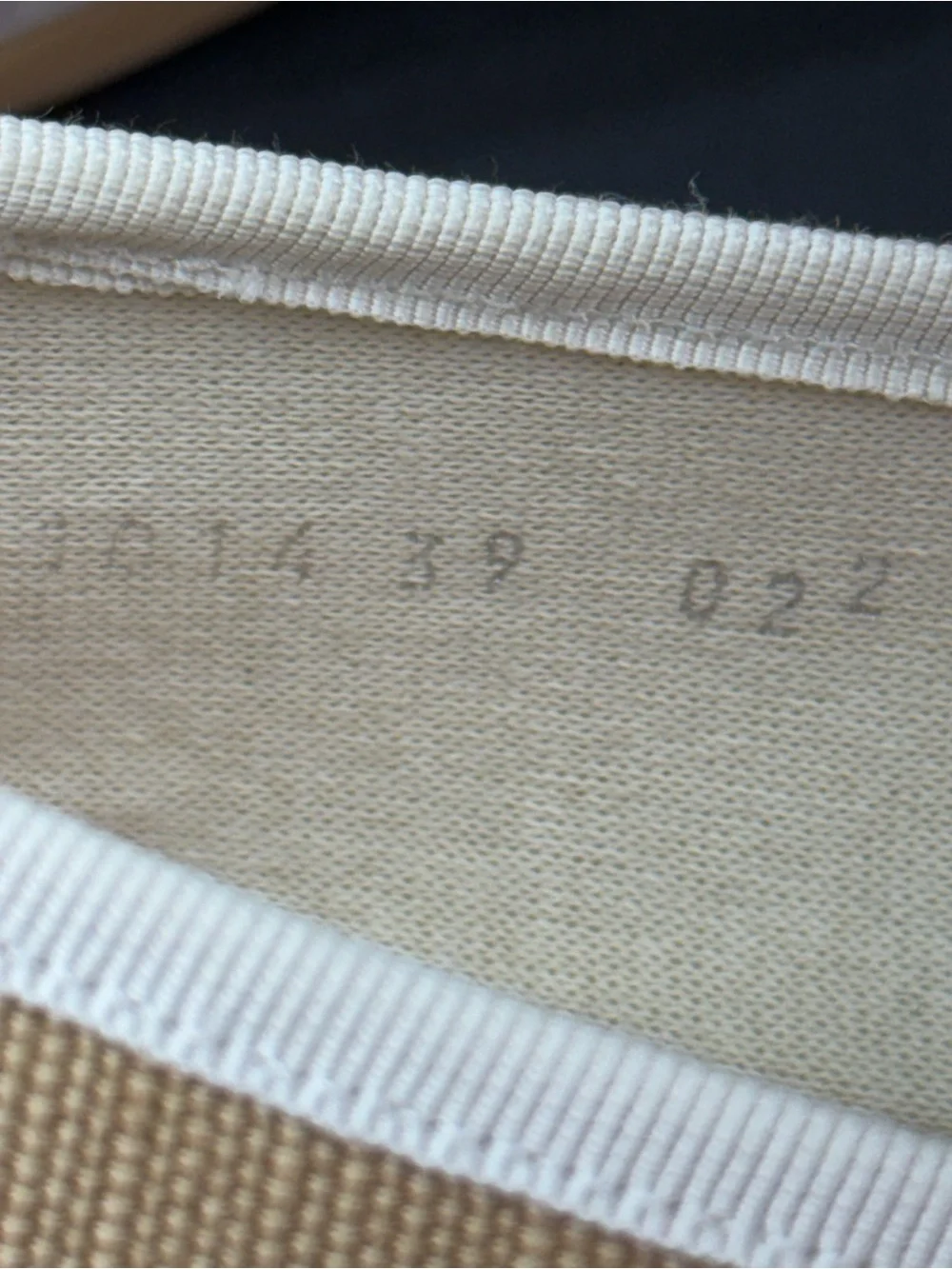 ITALEAU Women's Tan Canvas Espadrille Slip-Ons with Ivory Trim